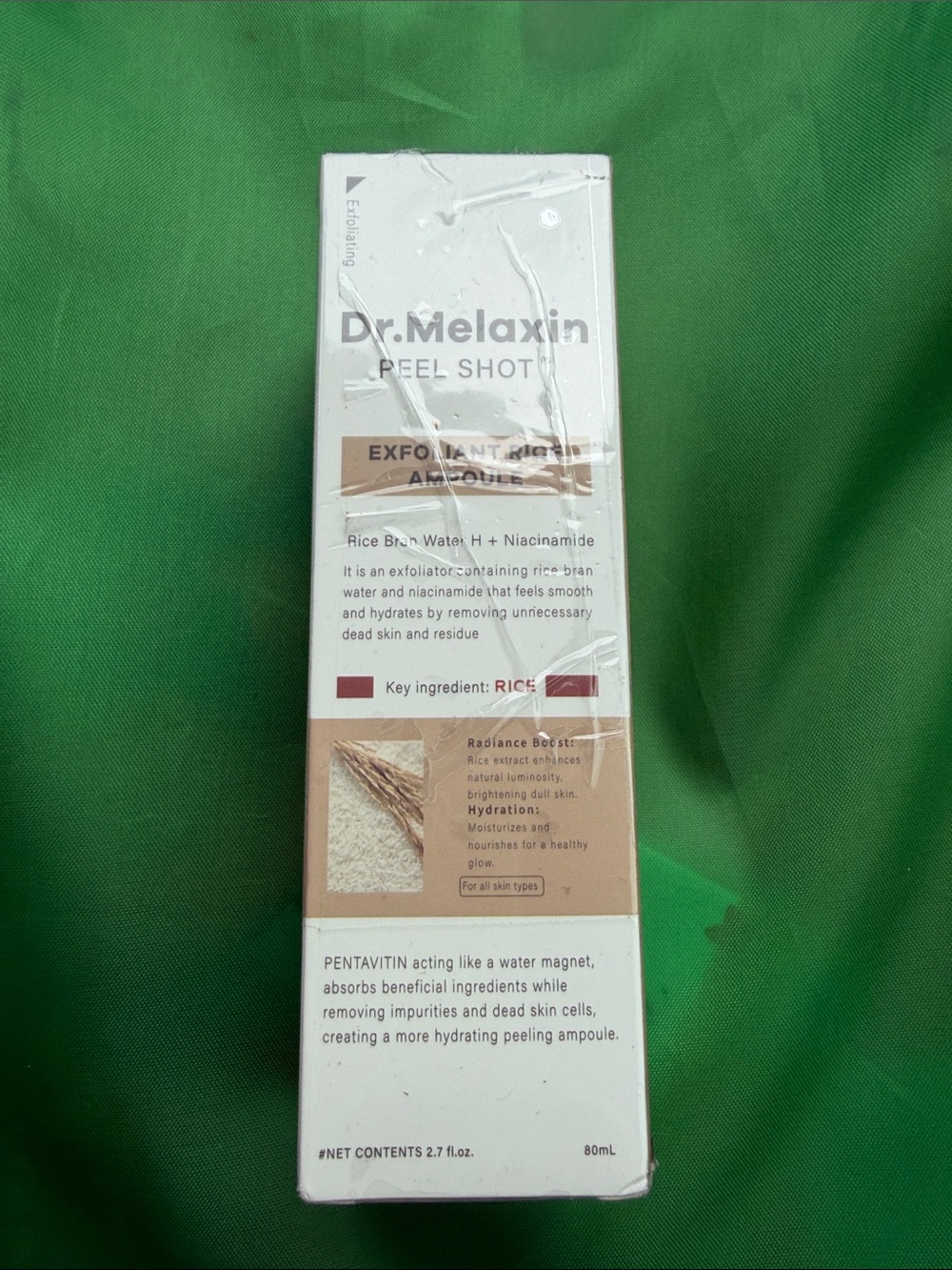 Dr. Melaxin Peel Shot Exfoliant Ampoule - White & Beige